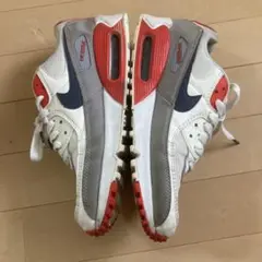 NIKE AIR MAX スニーカー ホワイト/レッド/ネイビー