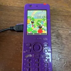 【希少】WILLCOM ウィルコム HoneyBee ハニービー★紫