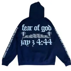 美品　Fear Of God×Jay Z パーカー　L FEAR OF GOD フィアオブゴッド Jay Z 4.44 HOODIE パーカー