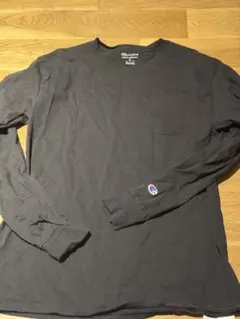 Champion ブラック 長袖カットソー M