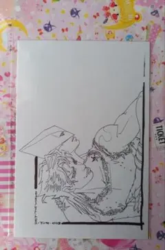 ジョジョの奇妙な冒険♡ぬりえポストカード　T