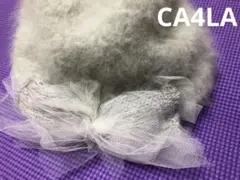 CA4LAアンゴラ✴︎リボンファー帽子✴︎匿名発送