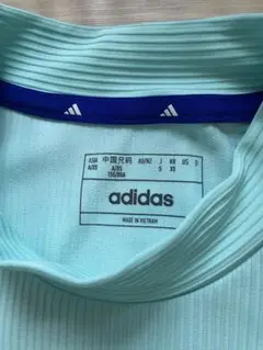【adidas 1度着用】レディース ゴルフシャツミントグリーン※ XS サイズ