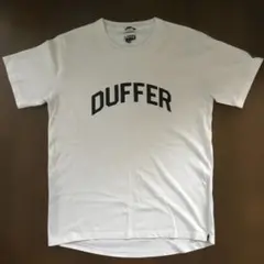 DUFFER ホワイトTシャツ 立体ビッグロゴ