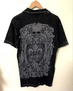 Affliction スカル　ポロシャツ Y2K