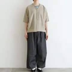 tandey オオカミとフクロウ ニットカーディガン