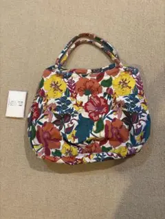 Amina 花柄 コットン トートバッグ