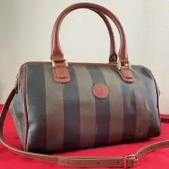 ✨人気✨ FENDI ペカン 2way ショルダーバッグ ミニボストン ブラウン