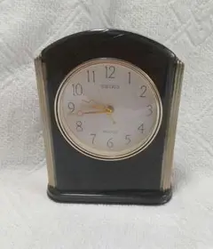 SEIKO アーチ型 置時計 黒