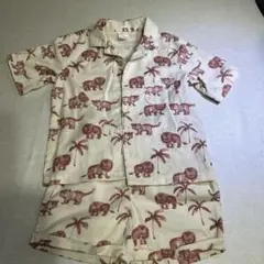H&M 象とヤシの木のベビーパジャマセット