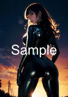 A4サイズアートポスター 1点もの 美女ポスター最高品質 F-A-７３
