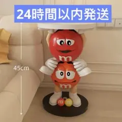 24時間以内発送　m&m's レッドオレンジ　置物　フィギュア