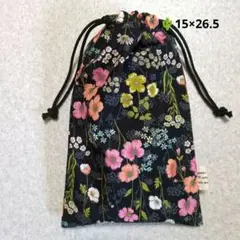 5-257.　縦長巾着袋　箸袋　歯ブラシ袋 御朱印帳入れ