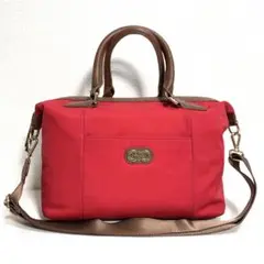 COLE HAAN コールハーン 2way トートバッグ レッド