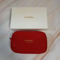 新品 シャネル CHANEL ノベルティ ポーチ ホリデー限定 キラキラ