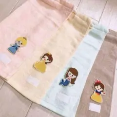 おりこうエプロン プリンセス 4枚 女の子 エプロン スタイ タオル