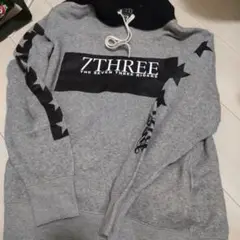 7THREE フード付きパーカー グレー
