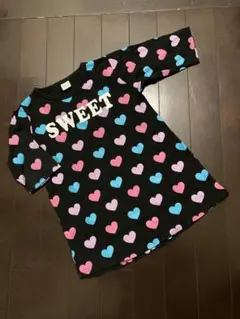 Skip landハート柄 ワンピース110