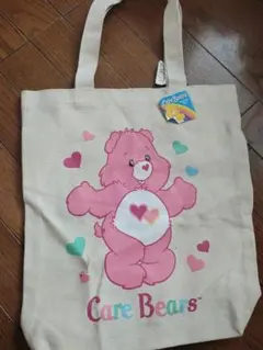 Care Bears キャンパストートバッグ未使用タグ付きレトロ