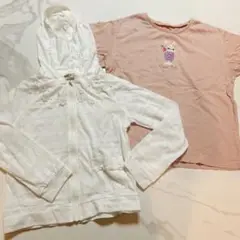 any FAM ポンポネット Tシャツ パーカー 130 2点セット