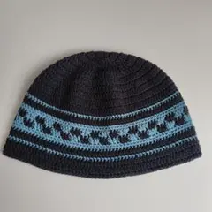 クラッシャーハット ビーニー ニット帽 ハンドメイド 男女兼用