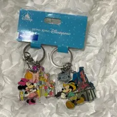【新品未使用】香港ディズニーランド キーホルダーセット