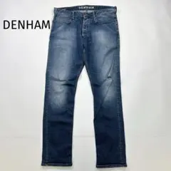 DENHAM RAZOR スリムフィット デニム ブルー W34 ストレッチ