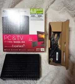 ★送料無料★エレコム 外付けハードディスク 4TB SGD-JNY040UBK