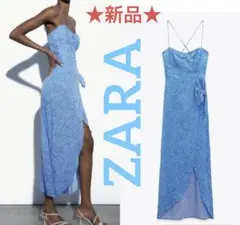 新品未使用 ZARA キャミソールロングワンピース M 1点限り！完売品