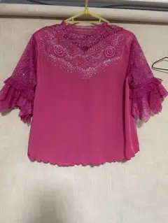 社交ダンスに ピンクトップス