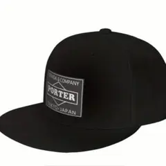 ポーター　PORTER ブラック キャップ　帽子　男女兼用