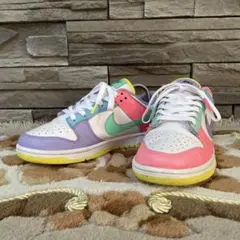 NIKE Dunk Low マルチカラー スニーカー　24.5センチ