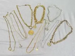 ネックレス まとめ売り ゴールド シルバー 10点セット