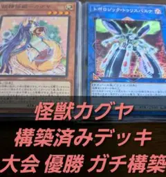 【大会構築】遊戯王　OCG　構築済みデッキ　58枚　怪獣カグヤ　雪花　本格ガチ