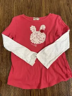 ホットビスケッツ　ロンT 女の子用　110センチ