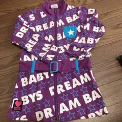 DREAM BABY'S 星柄ジップアップワンピース