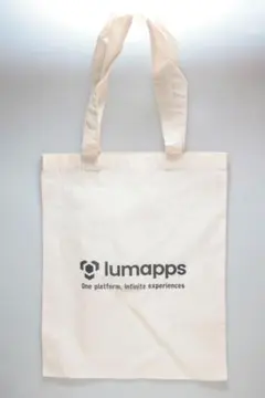 非売品 lumapps ノベルティ ロゴ入り トートバッグ