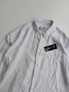 シルエット◎ DEAD STOCK 90's gouch linen shirt