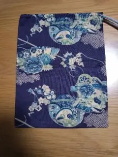 小袋。濃紺。