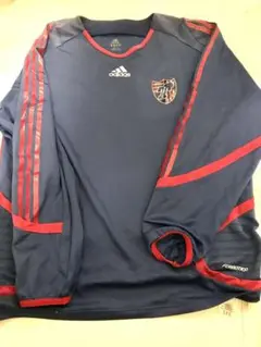 FC東京　adidas ネイビー/レッド 長袖シャツ xo