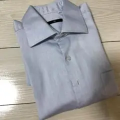 スーツセレクト　紳士　メンズ　ワイシャツ 長袖　ブルー系　M84