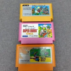 スーパーマリオUSA 他ファミコンソフト3本セット