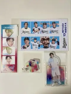 バファローズ 宮城大弥 アクリルスタンド ステッカー