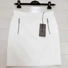 GUCCIグッチミニスカートホワイト36 新品
