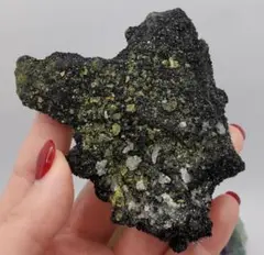 【K-67】種類不明 原石 天然石 共生鉱物 鉱物標本 水晶 トルマリン?