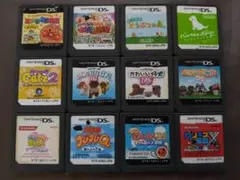 ジャンク　ニンテンドーDS　ソフトのみ12枚セット　中古　キズ汚れ、ラベル状態難