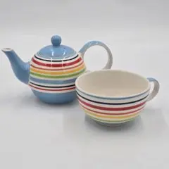 未使用　Whittard of Chelsea　 ティーポット　コップ　セット