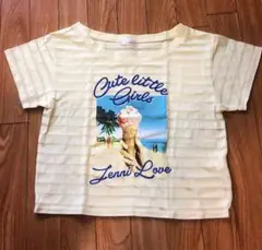 JENNI love アイスクリーム転写プリントTシャツ イエロー 150cm