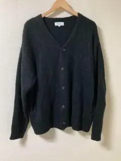 MONO-MART ブラック Vネック カーディガン