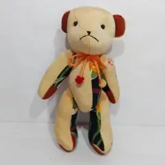 ちりめん細工館 クマ 熊 くま ぬいぐるみ ちりめん素材